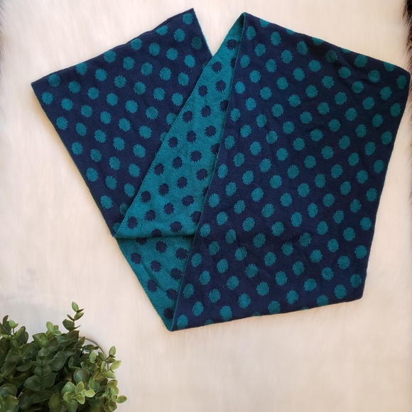 Old Navy Infinity Scarf Blue Polk A Dot - Picture 3 of 4